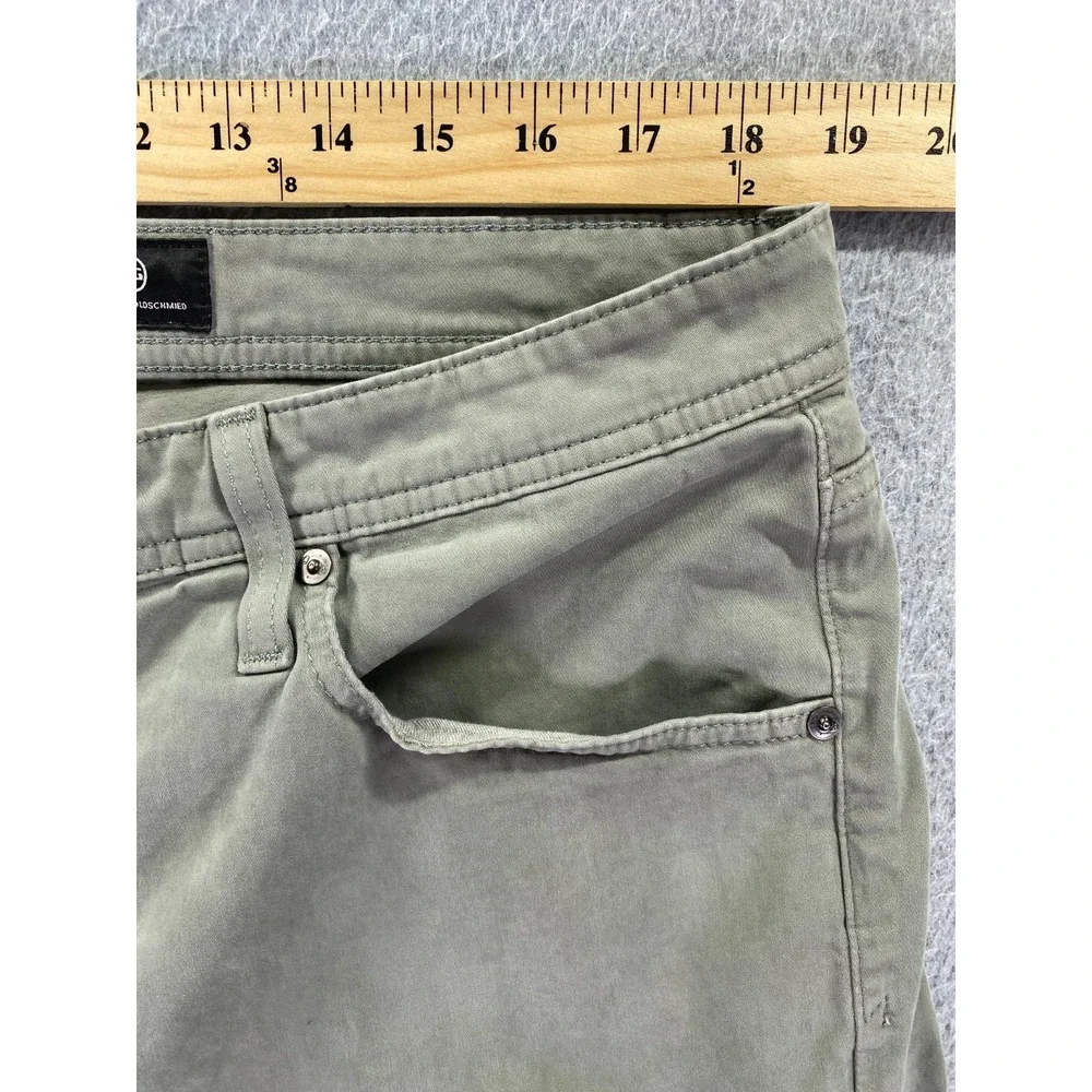 AG Adriano Goldschmied Jeans‎ Mens 38x32 Mint Green The Graduate Tailored Leg